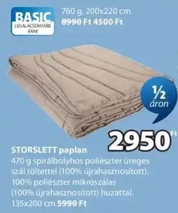 JYSK STORSLETT paplan ajánlat
