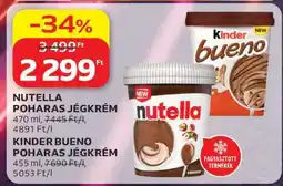 Auchan Nutella Poharas Jégkrém ajánlat