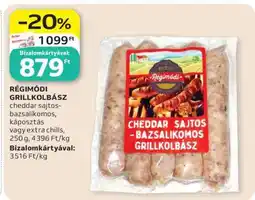 Auchan Régimódi Grillkolbász ajánlat