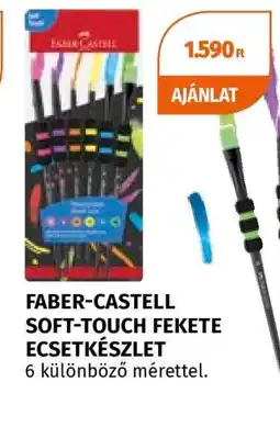 Müller FABER-CASTELL SOFT-TOUCH FEKETE ECSETKÉSZLET ajánlat