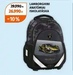 Müller LAMBORGHINI ANATÓMIAI ISKOLATÁSKA ajánlat