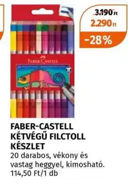 Müller FABER-CASTELL KÉTVÉGŰ FILCTOLL KÉSZLET ajánlat