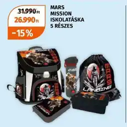 Müller MARS MISSION ISKOLATÁSKA 5 RÉSZES ajánlat