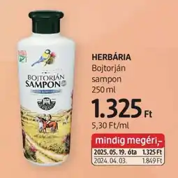 DM HERBÁRIA Bojtorján sampon ajánlat