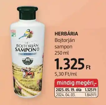 HERBÁRIA Bojtorján sampon