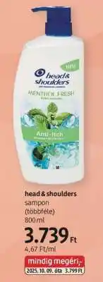 DM head & shoulders ajánlat