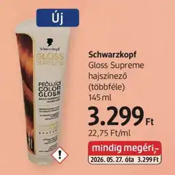 DM Schwarzkopf Gloss Supreme ajánlat