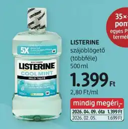 DM LISTERINE ajánlat