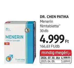 DM Dr. Chen Patika ajánlat