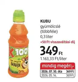 DM KUBU ajánlat