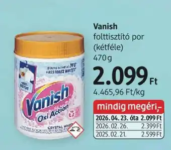 DM Vanish ajánlat