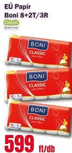FullDiszkont EÜ Papír Boni 8+2T/3R Classic ajánlat