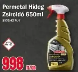 FullDiszkont Permetal Hideg Zsíroldó ajánlat