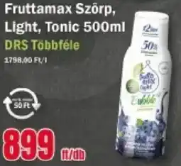 FullDiszkont Fruttamax Szörp, Light, Tonic ajánlat