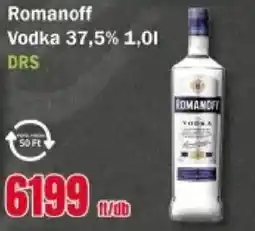 FullDiszkont Romanoff Vodka 37,5% ajánlat