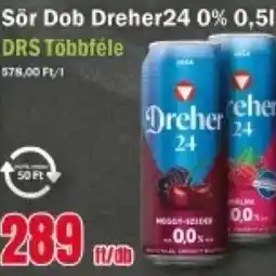 FullDiszkont Sör Dob Dreher24 0% ajánlat