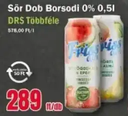 FullDiszkont Sör Dob Borsodi 0% ajánlat