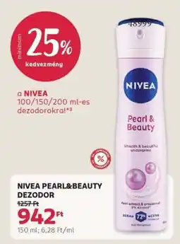 Rossmann NIVEA PEARL&BEAUTY DEZODOR ajánlat