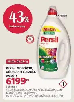 Rossmann PERSIL MOSÓPOR, GÉL VAGY KAPSZULA ajánlat