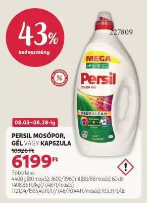 Rossmann PERSIL MOSÓPOR, GÉL VAGY KAPSZULA ajánlat