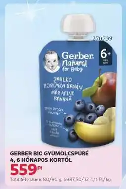Rossmann Gerber Bio Gyümölcspüré ajánlat
