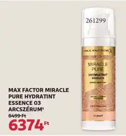 Rossmann MAX FACTOR MIRACLE PURE HYDRATINT ESSENCE 03 ARCSZÉRUM ajánlat