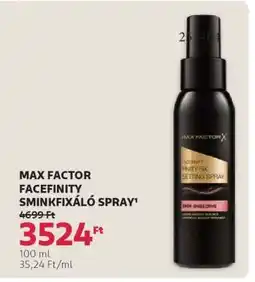 Rossmann MAX FACTOR FACEFINITY SMINKFIXÁLÓ SPRAY ajánlat