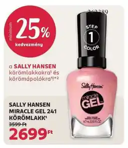 Rossmann SALLY HANSEN MIRACLE GEL 241 KÖRÖMLAKK ajánlat