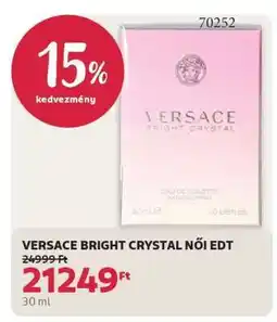 Rossmann VERSACE BRIGHT CRYSTAL NŐI EDT ajánlat