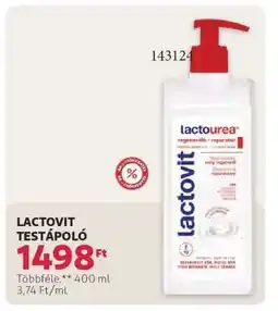 Rossmann Lactovit Testápoló ajánlat