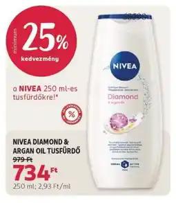 Rossmann NIVEA DIAMOND&ARGAN OIL TUSFÜRDŐ ajánlat