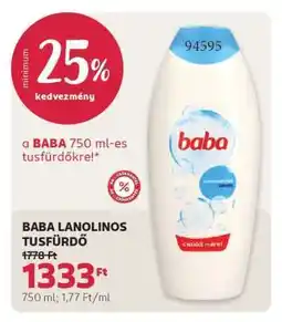 Rossmann BABA LANOLINOS TUSFÜRDŐ ajánlat
