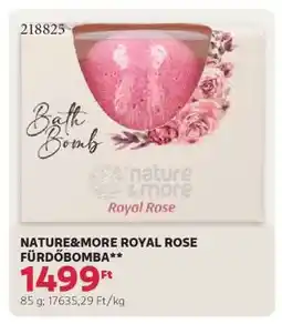 Rossmann NATURE&MORE ROYAL ROSE FÜRDŐBOMBA ajánlat