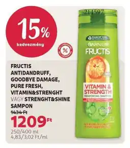 Rossmann Garnier Fructis Vitamin & Strength Sampon ajánlat