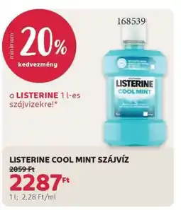Rossmann Listerine Cool Mint szájvíz ajánlat