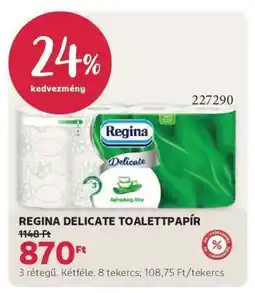 Rossmann Regina Delicate toalettpapír ajánlat