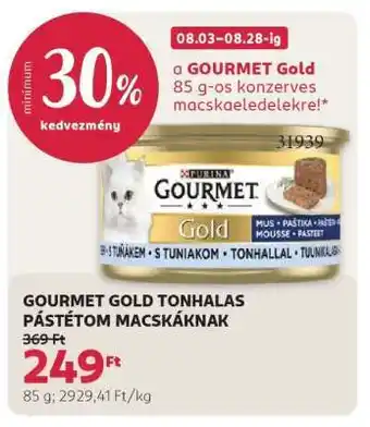 GOURMET Gold TONHALAS PÁSTÉTOM MACSKÁKNAK