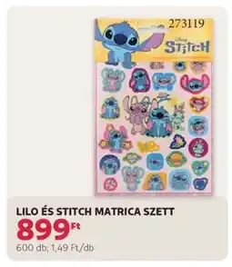 Rossmann LILO ÉS STITCH MATRICA SZETT ajánlat