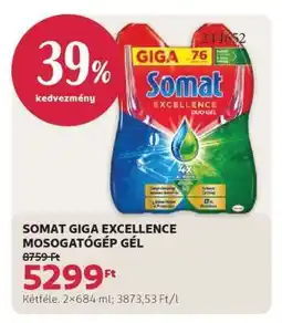 Rossmann SOMAT GIGA EXCELLENCE MOSOGATÓGÉP GÉL ajánlat