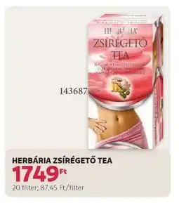 Rossmann HERBÁRIA zsírégető tea ajánlat