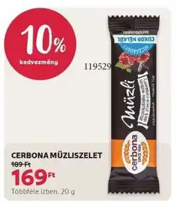 Rossmann CERBONA Müzliszelet ajánlat