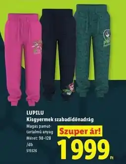 Lidl LUPILU ajánlat