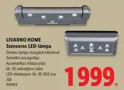 Lidl LIVARNO home Szenzoros LED-lámpa ajánlat