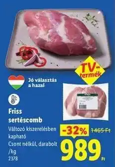 Lidl Friss sertéscomb ajánlat