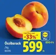 Lidl Őszibarack ajánlat