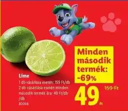 Lidl Lime ajánlat