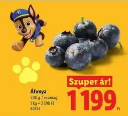 Lidl Áfonya ajánlat