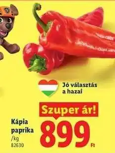Lidl Kápia paprika ajánlat