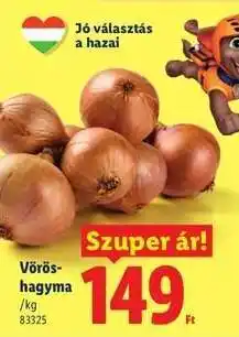 Lidl Vöröshagyma ajánlat