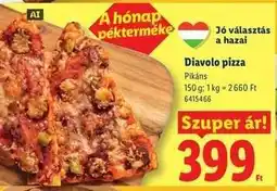 Lidl Diavolo pizza ajánlat